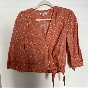 Madewell Wrap Top